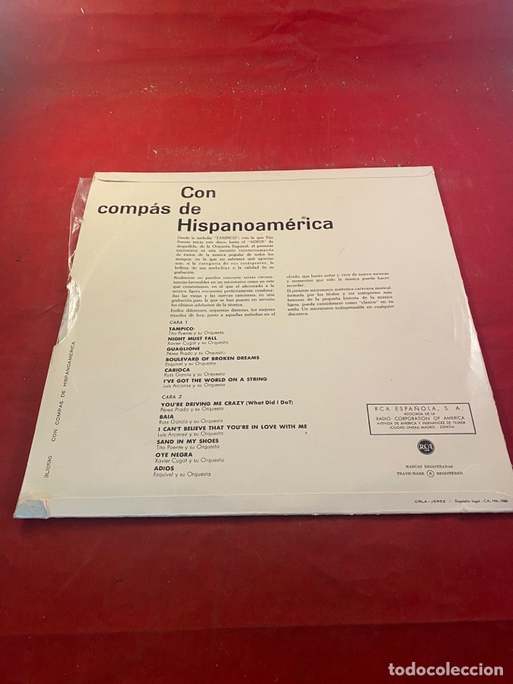 Discos de vinilo: Con comp&aacute;s de Hispanoam&eacute;rica - Foto 2