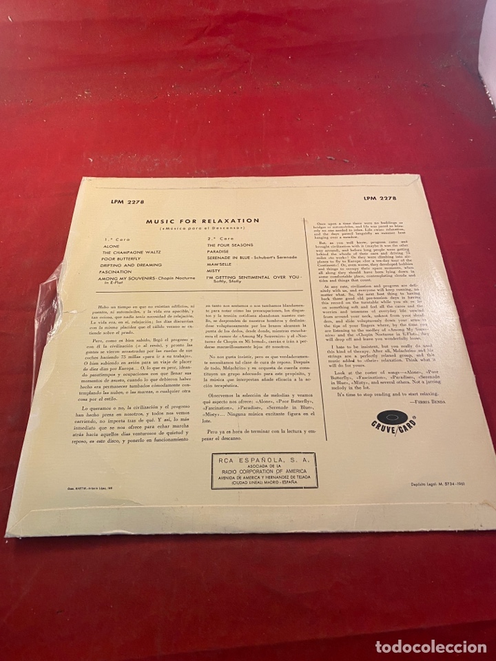 Discos de vinilo: Music for relaxation - Foto 2
