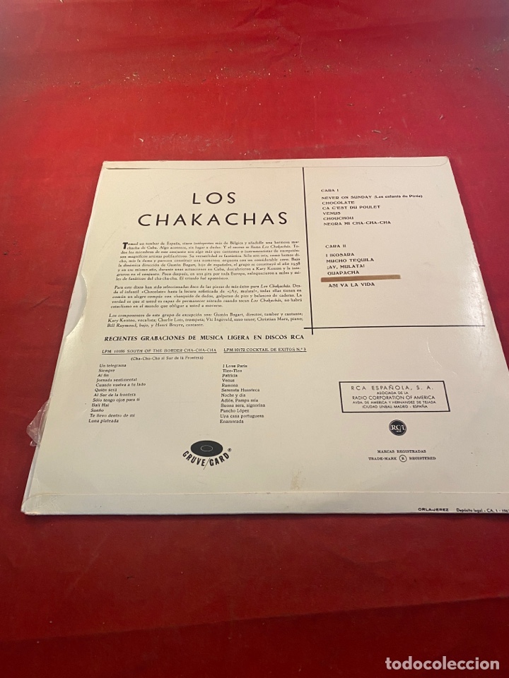 Discos de vinilo: Los chakachas - Foto 2