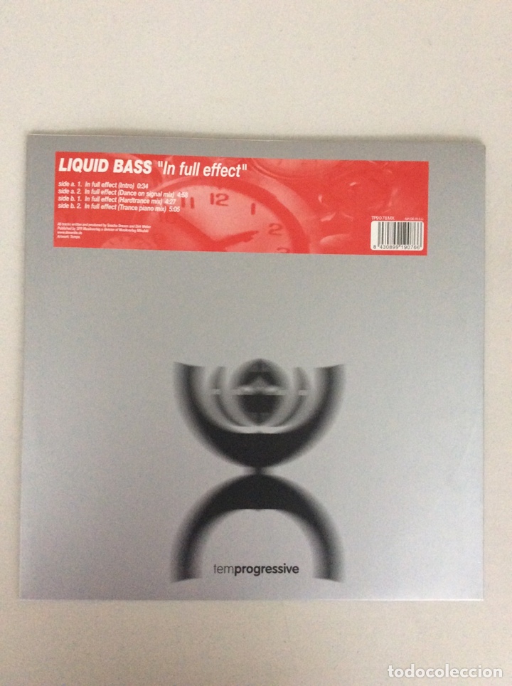 Discos de vinilo: Liquid bass. In full effect. Temprogressive - Foto 1