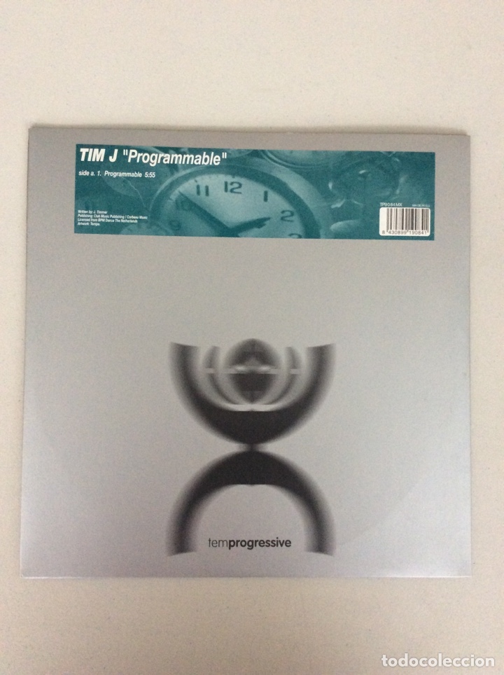 Discos de vinilo: Tim J. Programmable. Temprogressive - Foto 1