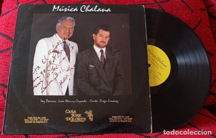 Discos de vinilo: MUSICA CHALANA Colombia 1991 LP JUAN HARVEY CAYCEDO & DIEGO JIMENEZ VINILO FIRMADO