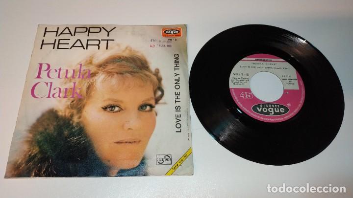 Discos de vinilo: Petula Clark - Happy Heart (7&rdquo;, Single) - Foto 2