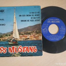 Discos de vinilo: LOS MUSTANG - EP XVI FESTIVAL DE SANREMO - LA VIDA ES ASI +3 AÑO 1966. Lote 266759013
