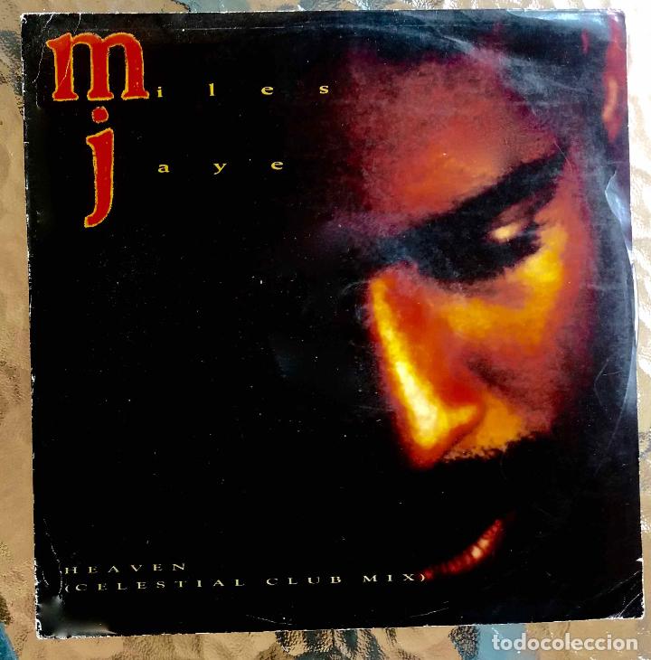 Discos de vinilo: MILES JAYE, HEAVEN. MAXI SINGLE UK 4 TEMAS - Foto 1