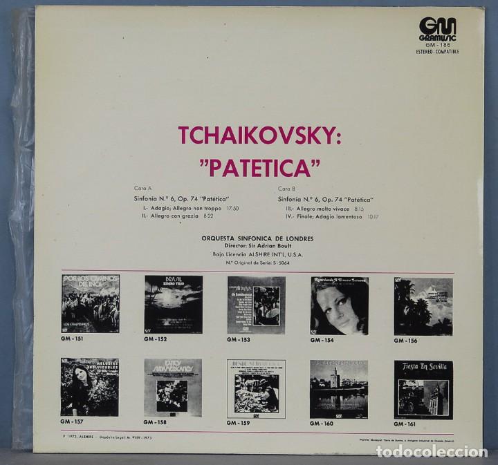 Discos de vinilo: LP. Tchaikovsky. PATETICA - Foto 2