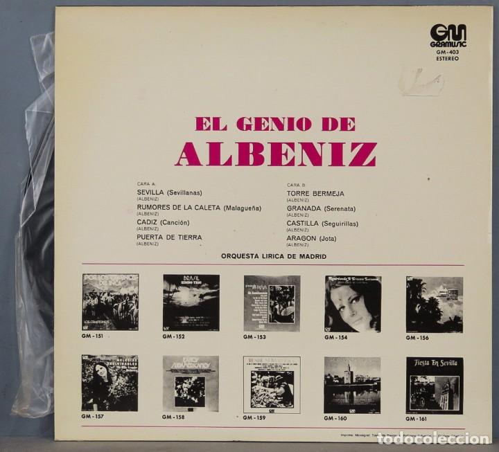 Discos de vinilo: LP. EL GENIO DE ALBENIZ - Foto 2