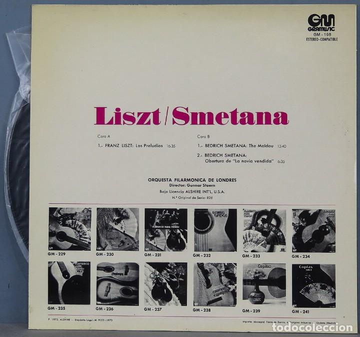 Discos de vinilo: LP. LISZT. SMELANA - Foto 2