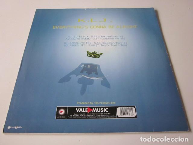 Discos de vinilo: K.L.J. - Everythings Gonna Be Alright - Foto 2