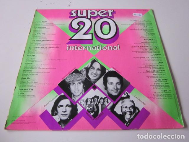 Discos de vinilo: Super 20 International (LP, Comp) - Foto 2