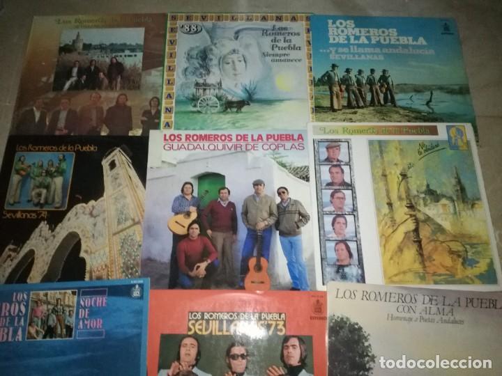 Discos de vinilo: LOTE DE 14 LPS DE LOS ROMEROS DE LA PUEBLA - Foto 2