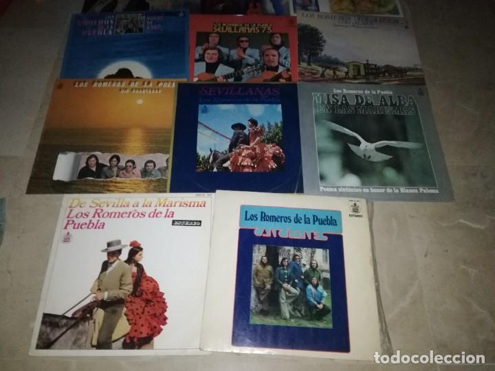 Discos de vinilo: LOTE DE 14 LPS DE LOS ROMEROS DE LA PUEBLA - Foto 3