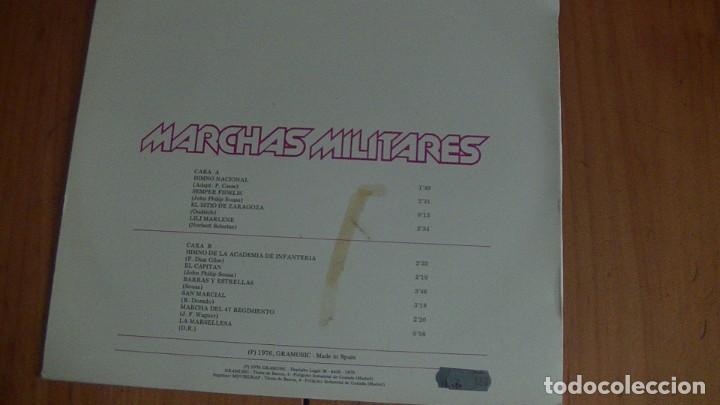 Discos de vinilo: LP MARCHAS MILITARES . GRAMUSIC 1976 - Foto 2