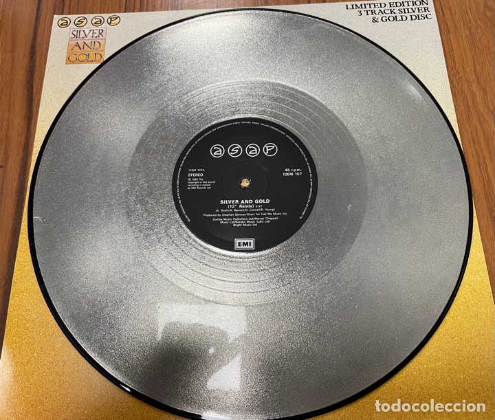 Discos de vinilo: Iron maiden Asap Adrian Smith ep edici&oacute;n limitada - Foto 2