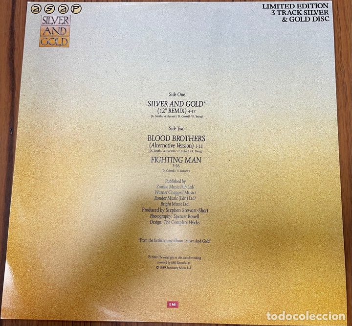 Discos de vinilo: Iron maiden Asap Adrian Smith ep edici&oacute;n limitada - Foto 4