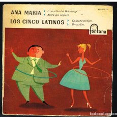 Discos de vinilo: ANA MARIA / LOS CINCO LATINOS - EP 1969 - SOLO CARÁTULA