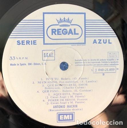 Discos de vinilo: Antonio Mach&iacute;n &lrm;&ndash; Antonio Machin - Foto 3