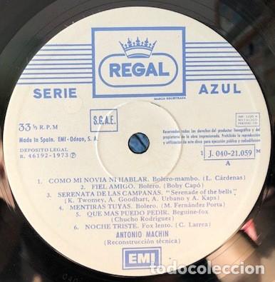 Discos de vinilo: Antonio Mach&iacute;n &lrm;&ndash; Antonio Machin - Foto 4