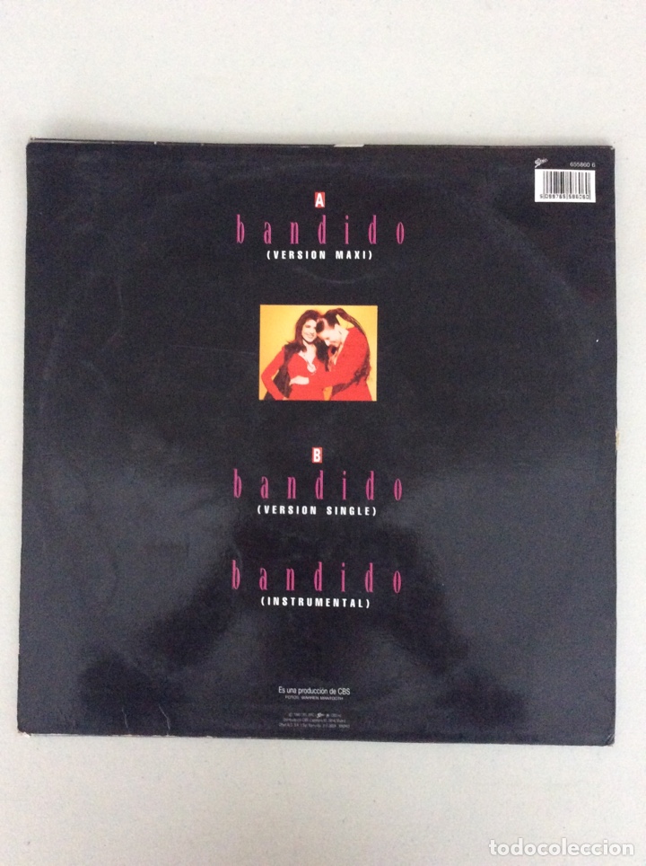 Discos de vinilo: Az&uacute;car moreno. Bandido - Foto 2