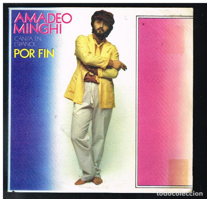 Disques de vinyle: AMADEO FIGHI - POR FIN / ANTES DE QUE HAYA UN RUMOR - SINGLE 1979 - SOLO CARATULA