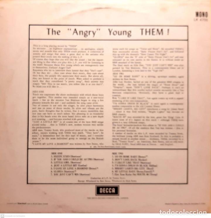 Discos de vinilo: Them &lrm;&ndash; The &rdquo;Angry&rdquo; Young Them ! - Foto 2