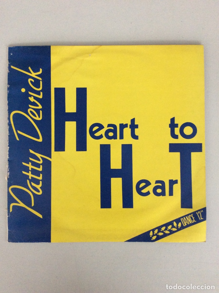 Discos de vinilo: Patty Devick. Heart to heart. Dance 12&rdquo; - Foto 1