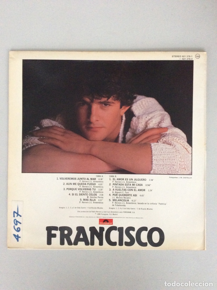 Discos de vinilo: Francisco. A vueltas con el amor. - Foto 2