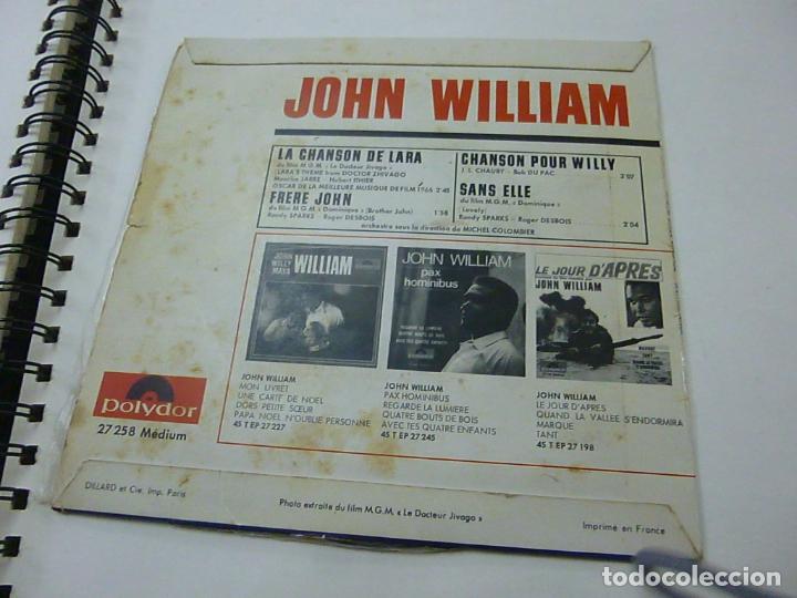Discos de vinilo: JOHN WILLIAM - LA CHANSON DE LARA - EP - N - Foto 2
