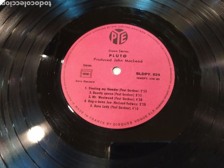 Discos de vinilo: Pluto, lp Rock progresivo, Hard Rock. Francia 1971. SLDPY. 824 - Foto 7