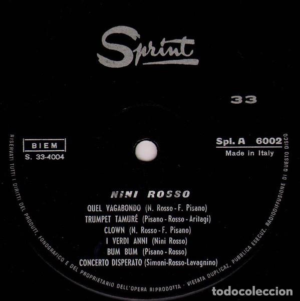 Discos de vinilo: Nini Rosso &lrm;&ndash; E La Sua Tromba - Foto 3
