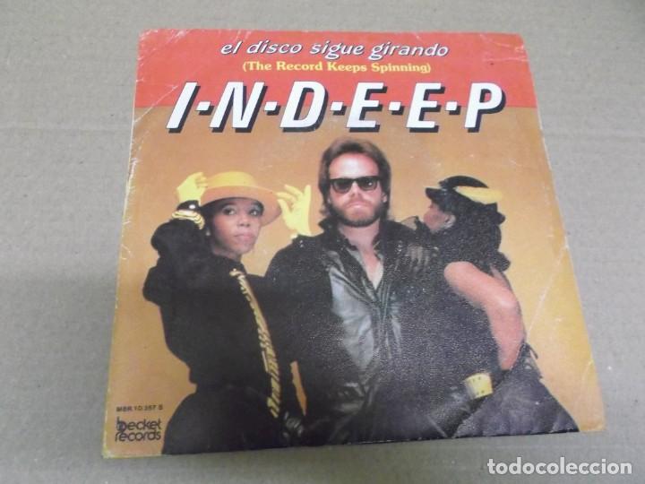 Discos de vinilo: INDEEP (SN) THE RECORD KEEPS SPINNING A&Ntilde;O 1984 - Foto 1