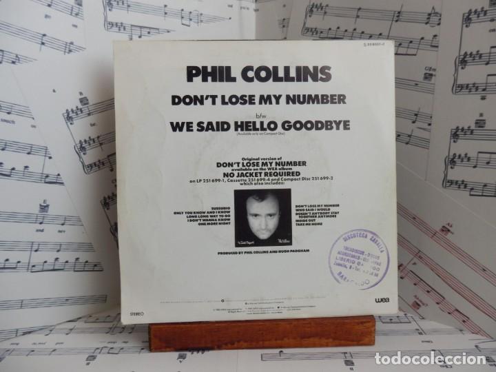 Discos de vinilo: PHIL COLLINS - DON&acute;T LOSE MY NUMBER - Foto 2