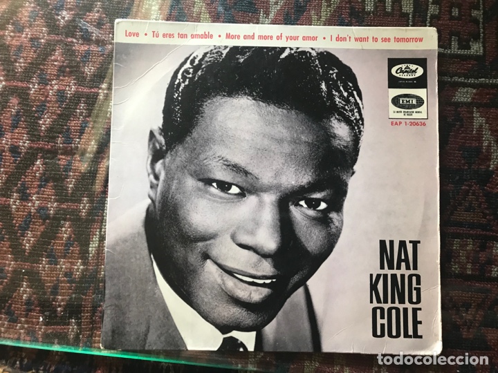 Discos de vinilo: Nat King Cole. Love. T&uacute; eres tan amable. EP. - Foto 1