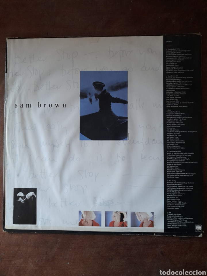 Discos de vinilo: SAM BROWN, STOP! - Foto 4