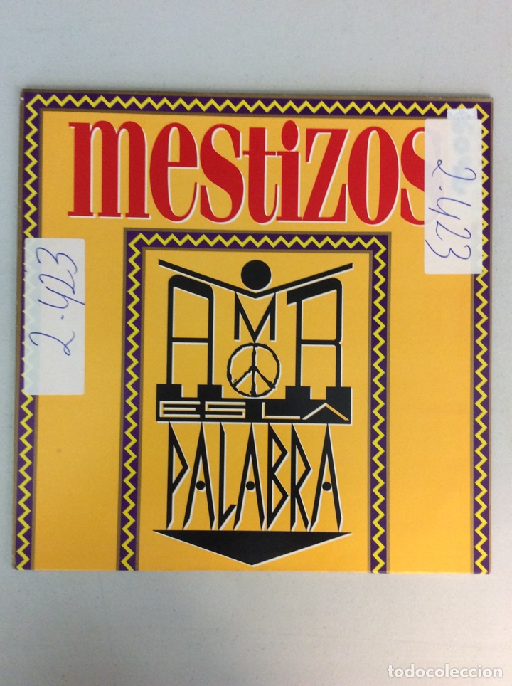 Discos de vinilo: Mestizos. Amor es la palabra. - Foto 1
