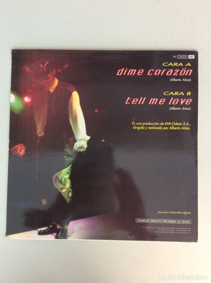 Discos de vinilo: A&ntilde;on. Dime coraz&oacute;n - Foto 2