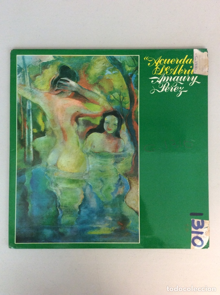 Discos de vinilo: Acu&eacute;rdate de abril. Amaury P&eacute;rez - Foto 1