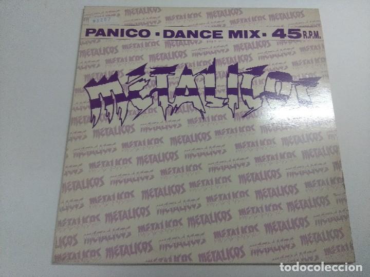 Discos de vinilo: VINILO MAXI/METALICOS/PANICO DANCE MIX. - Foto 1