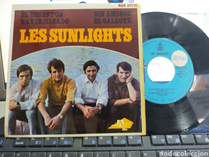 Dischi in vinile: Les sunlights EP el desertor + 3 Espa&ntilde;a 1966