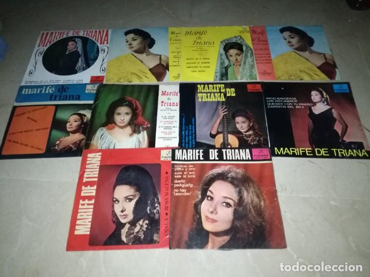 Discos de vinilo: LOTE DE 10 EPS DE MARIFE DE TRIANA - Foto 1