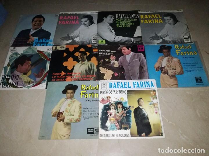 Discos de vinilo: LOTE DE 10 EPS DE RAFAEL FARINA - Foto 1