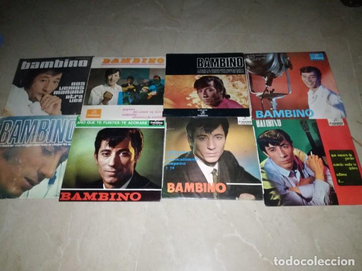 Discos de vinilo: LOTE DE 8 EPS Y SINGLES DE BAMBINO - Foto 1