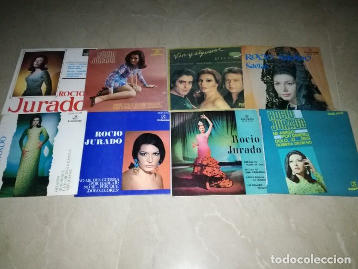 Discos de vinilo: LOTE DE 8 EPS Y SINGLES DE ROCIO JURADO - Foto 1
