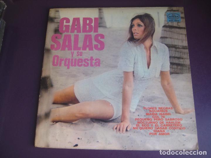 Vinyl records: GABI SALAS Y ORQUESTA - LP DIMSA MEXICO 70'S - EASY LISTENING SOUL POP - CUMBIA - GUAJIRA - MAMBO