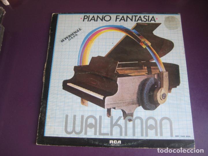 PIANO FANTASIA ‎– WALKMAN (SONY TRADE MARK) - MAXI SINGLE RCA 1982 - FUNK DISCO - POCO USO EN VINILO (Música - Discos de Vinilo - Maxi Singles - Disco y Dance)