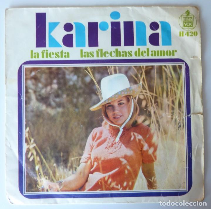 Discos de vinilo: KARINA // LA FIESTA // 1968 // SINGLE - Foto 1