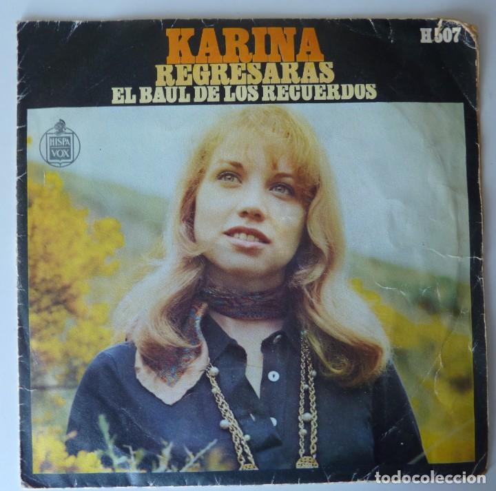 Discos de vinilo: KARINA // REGRESARAS // 1969 // SINGLE - Foto 1