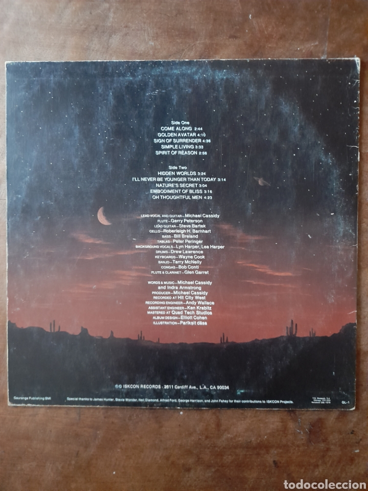 Discos de vinilo: MICHAEL CASSIDY, NATURES SECRET - Foto 2