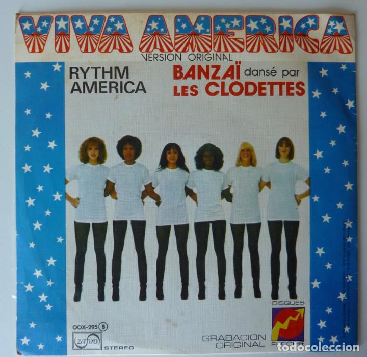 Discos de vinilo: BANZAI // VIVA AMERICA // 1976 // SINGLE - Foto 1