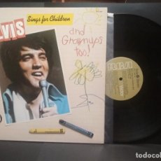 Discos de vinilo: ELVIS PRESLEY SINGS FOR CHILDREN LP CANADA 1978 PDELUXE. Lote 267187624